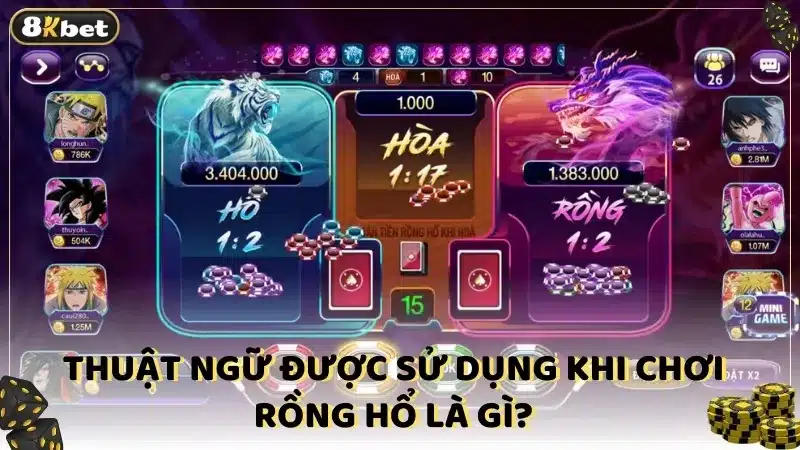 Thuật ngữ được sử dụng khi chơi Rồng hổ là gì?